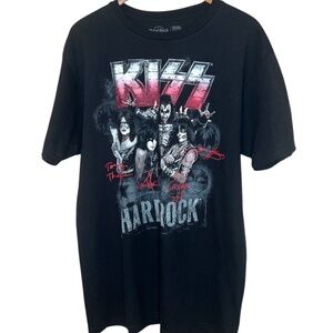 KISS Hard Rock Cafe Sig. Series 32 Denver Rock Band 2014 T Shirt Black L